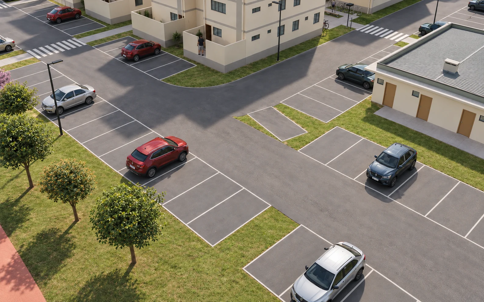 Chegar e estacionar